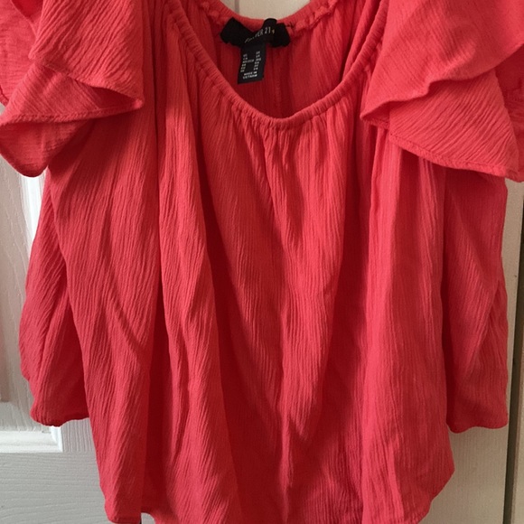 Forever 21 Plus Size Crop Top Off The Shoulder - Picture 2 of 6